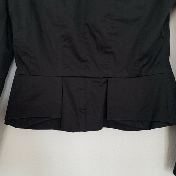 H&M Blazer Womens Size 6 Black Single Button Business Suit Jacket Lined - Picture 6 of 6